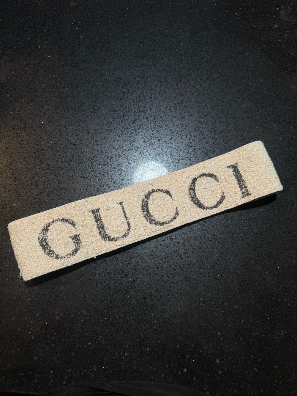 Gucci Beige Logo Knit Band